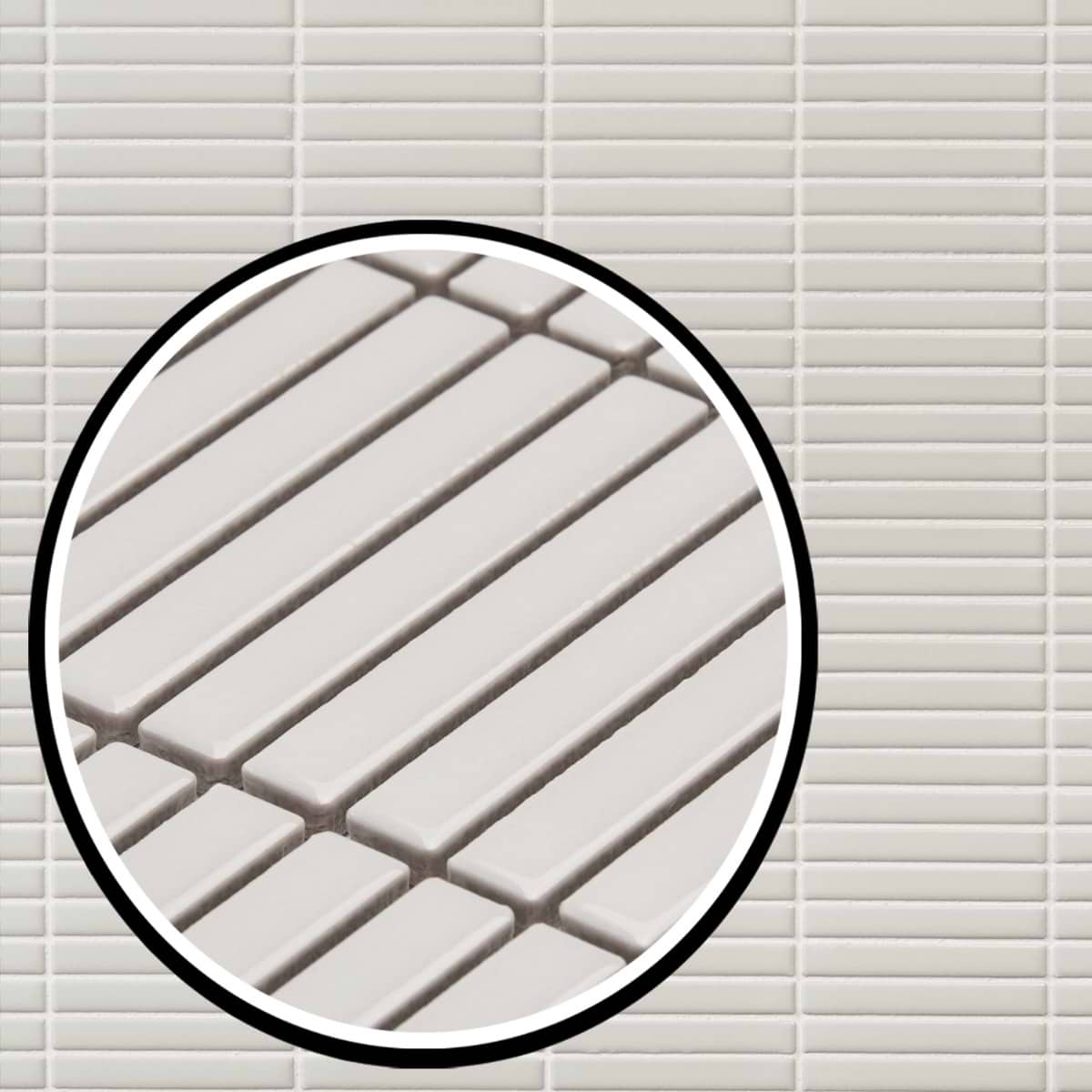 Motek White Glossy Tri Stacked 