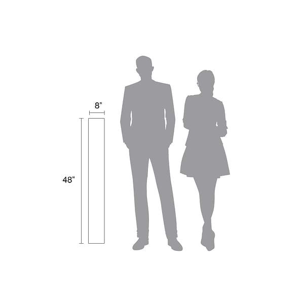 Elan Black 8x48 Wood Look Matte Porcelain Tile