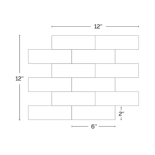 Kalifa Iridescent Sky Blue 2x6 Polished Glass Mosaic Tile