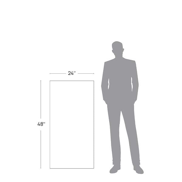 Ambrosia Aquamarine Blue 24x48 Artisan Decor Metallic Matte Porcelain Tile