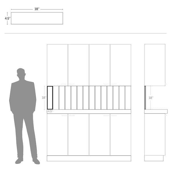 Close Out - Vanderbilt Antique Smoke White 4.5x18