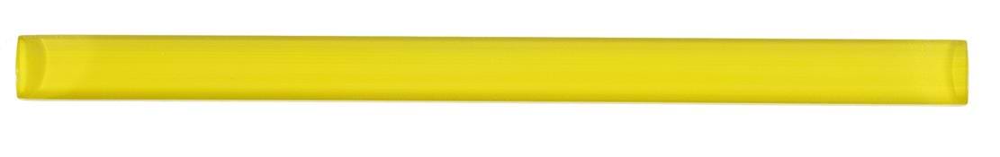 Close Out - Glass Pencil Sunshine Polished; in Yellow Glass; for Backsplash, Bathroom Wall, Kitchen Wall, Wall Tile