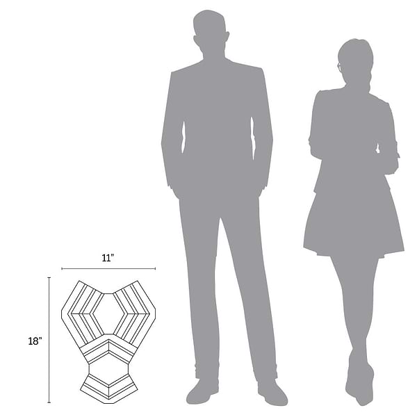 Mezzo Bordeaux Polished Marble Mosaic