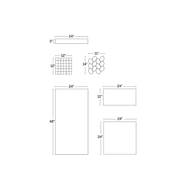 Marmo Dolomite Cream 2x5 Foliage Marble Look Polished Porcelain Mosaic Tile