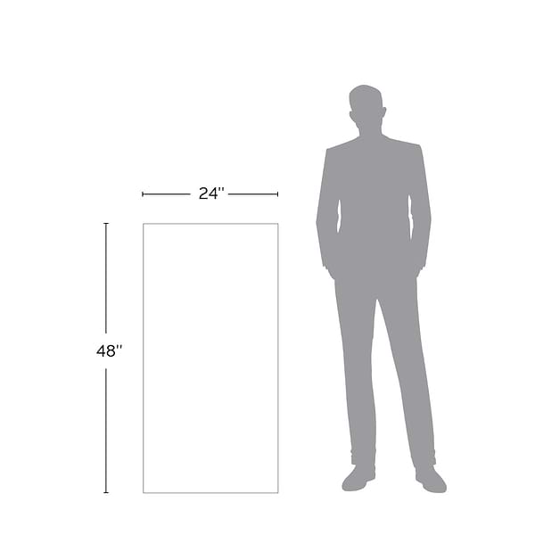 Artscape Wild Atelier Green 24x48 Artisan Decor Matte Porcelain Wall Tile