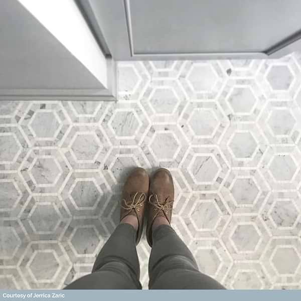 Metrology Thassos & Carrara & Thassos Polished Marble