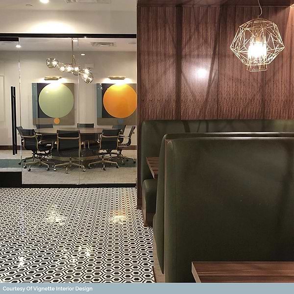 Evo Hex Nero & Asian Statuary 4" Hexagon Marble Polished Mosaic Tile