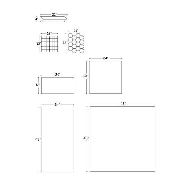 Ages Perla White 2x2 Limestone Look Matte Porcelain Mosaic Tile