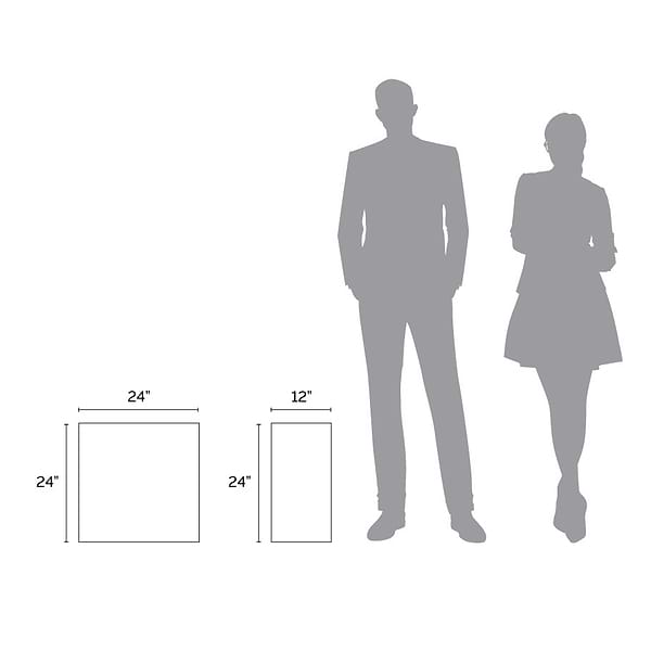 ArchTech Antracite 24x24 Matte  Porcelain