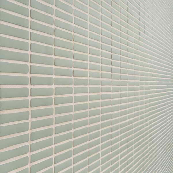 Nesso Brick Green Frosted Matte Glass Mosaic Matte Glass