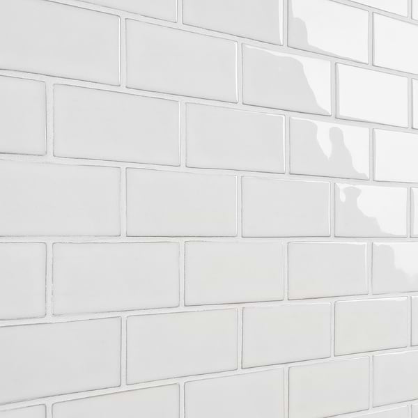 Baroque Glass Subway Natural 3x6 Glossy Glass