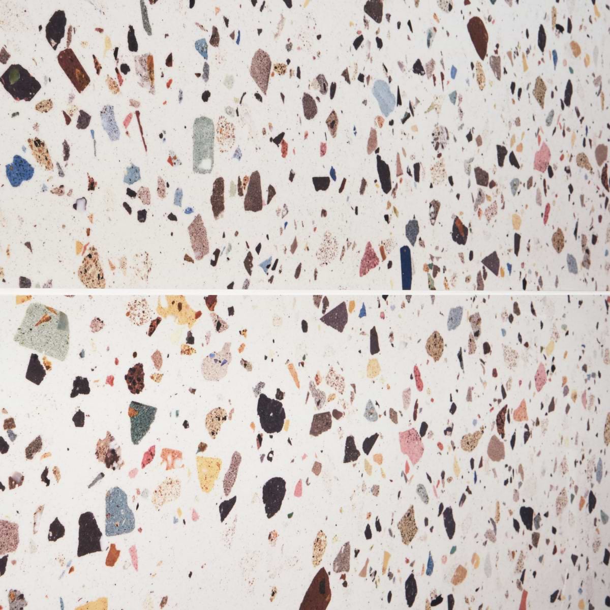 Shop Bijoux White Multicolor 24x48 | SohoStudioCorp.com