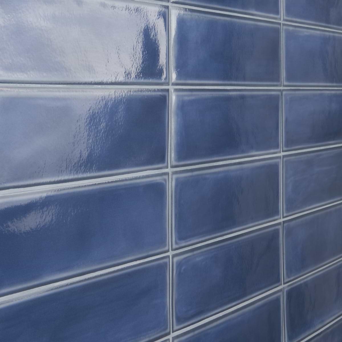 Shop Stacy Garcia ArtBlock Gloss Denim Blue 4x16 | SohoStudioCorp.com
