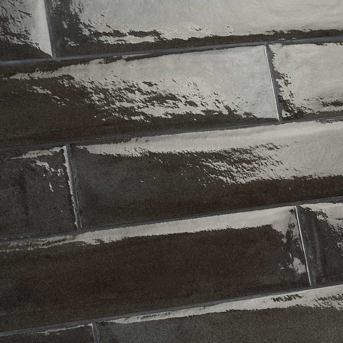 Shop Frammenti Brick Nero 3x16 | SohoStudioCorp.com