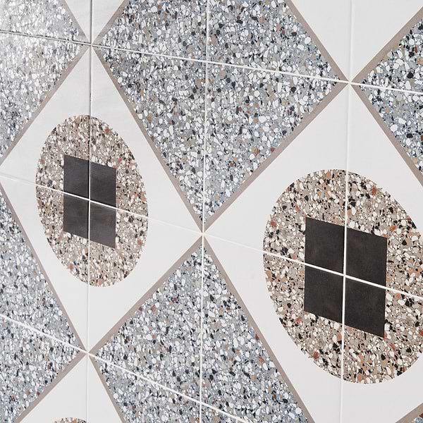 Frammenti Deco Azur 8x8 Matte Porcelain