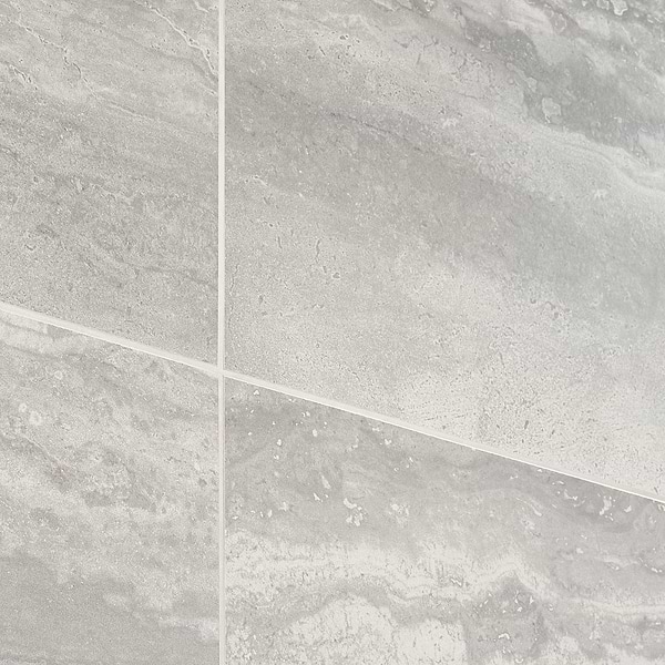 Everyday Travertine Silver 12x24 Matte Porcelain