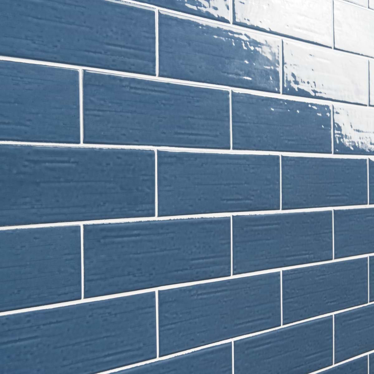 Shop Una Blue Polished 3x9 | SohoStudioCorp.com