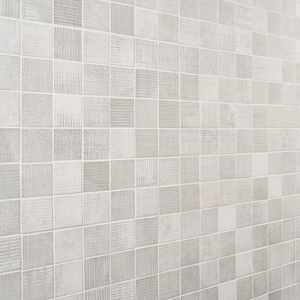 Close Out - Organic Rug Smoke Gray 2x2 Matte Porcelain Mosaic Tile