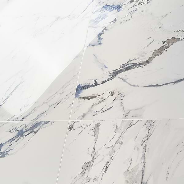 Calacatta Azur 24x48 Polished Porcelain Tile