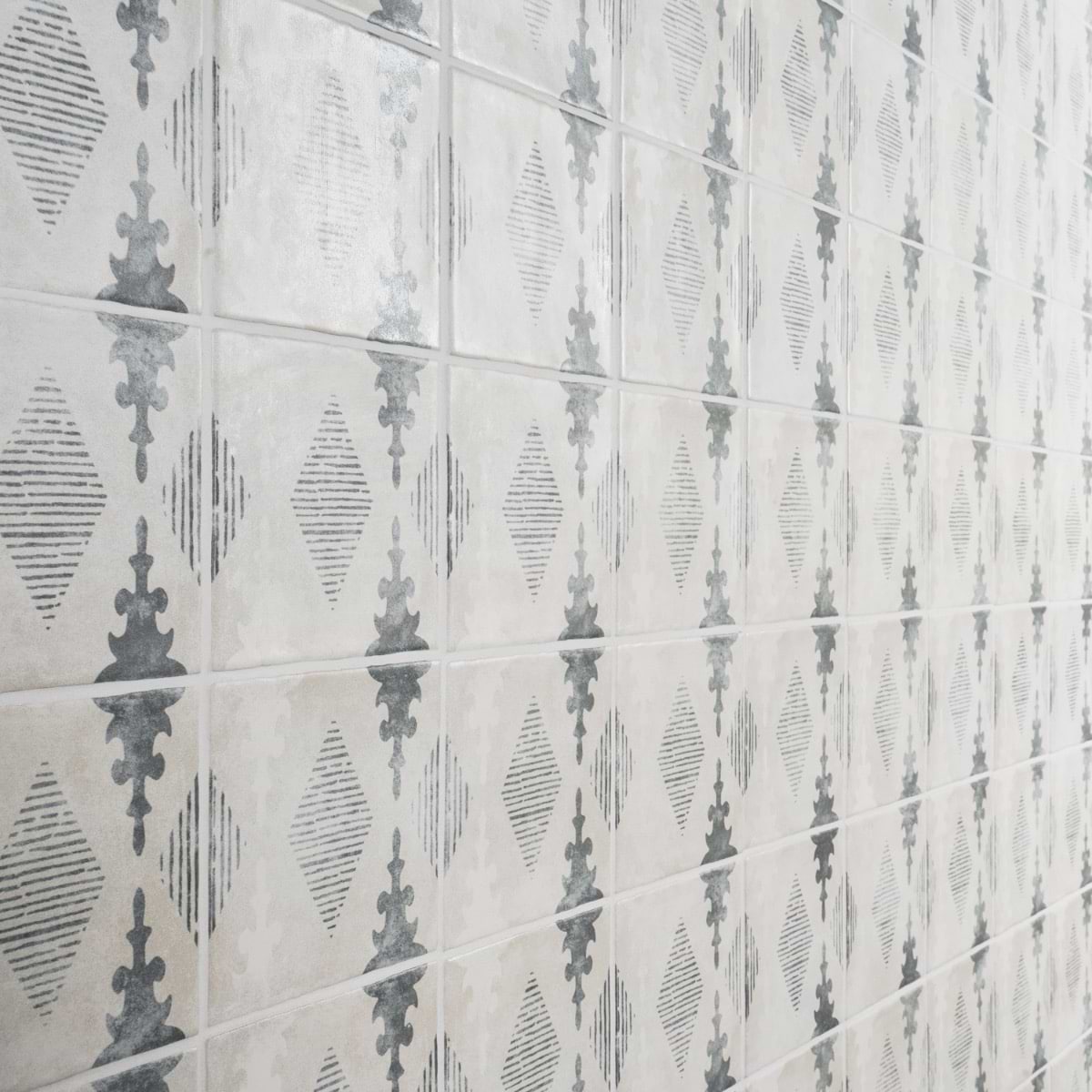 Shop Paula Purroy Como Aztec Gray 5x5 at sohostudiocorp.com