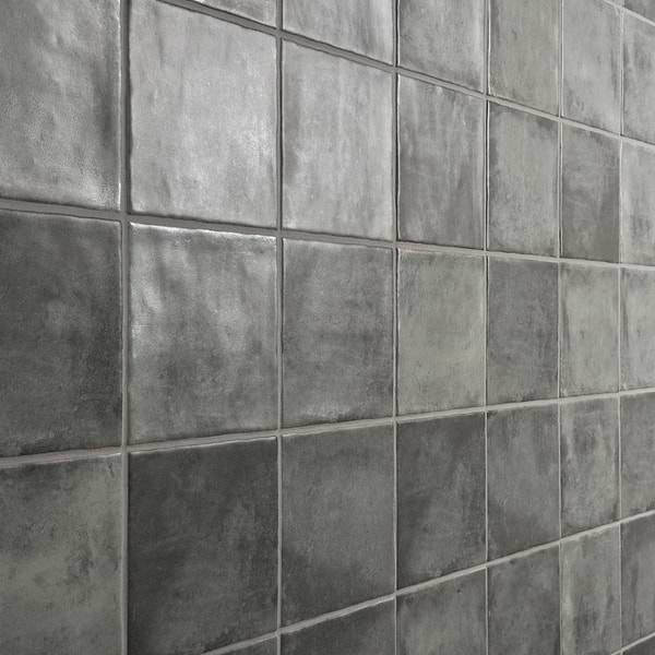 Paula Purroy Como Dove Gray 5x5 Matte Ceramic Tile