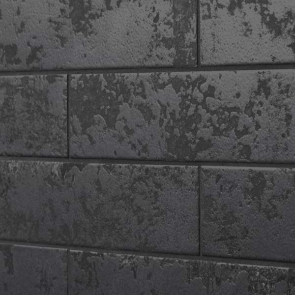 Close Out-Artile Black Gold 2x14 Matte Porcelain Tile