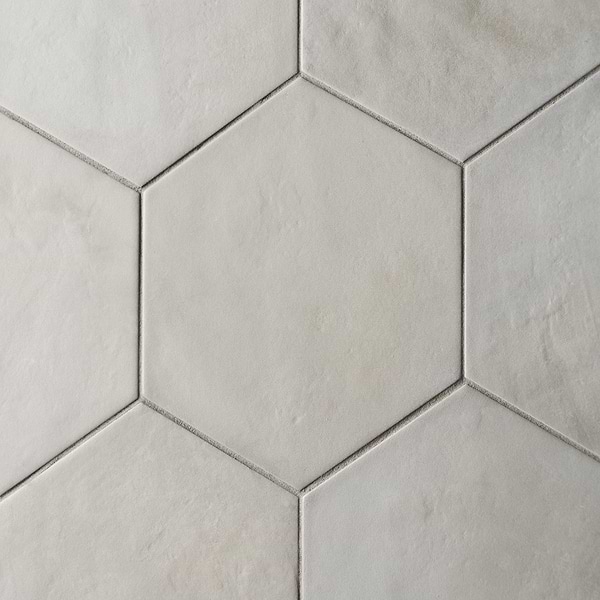 Banza Gray Sabbia 8" Hexagon Matte Porcelain Tile