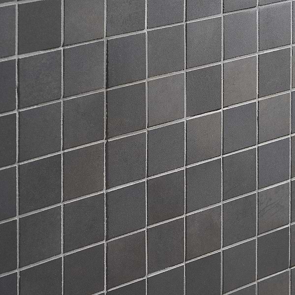 Blacksmith Venom Black Charcoal 2x2 Matte Porcelain Mosaic Tile