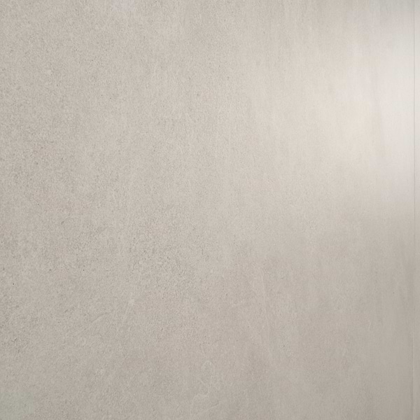 Motley Linen White 48x48 Limestone Look Matte Porcelain Tile
