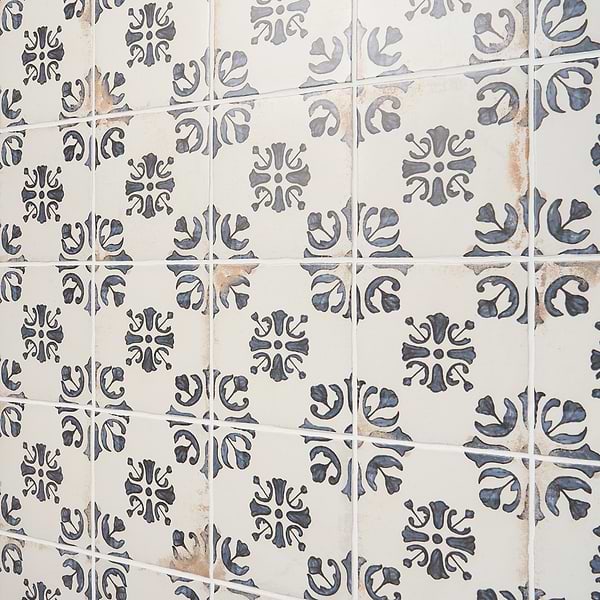 Fuego Bell Blue 9x9 Matte Porcelain Tile