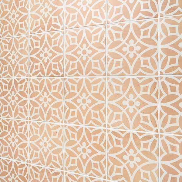 Fuego Flora Terracotta 9x9 Matte Porcelain Tile