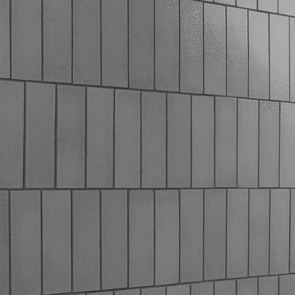 ColorHues Lava Stone Fossil Gray 2x8 Polished Lava