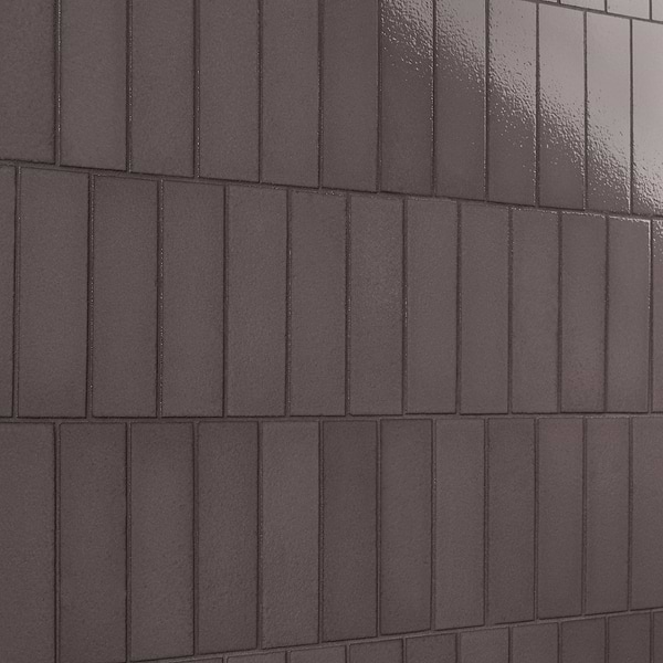 ColorHues Lava Stone Pebble Gray 2x8 Polished Lava