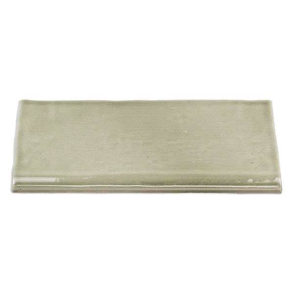 Lancaster Celery 3x6 Ceramic Bullnose