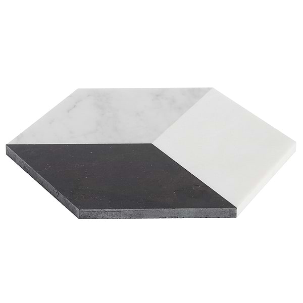 Pari Classico - Thassos- Nero and Carrara Polished
