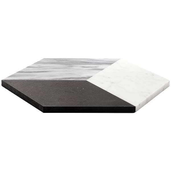 Pari Grigio Gray 8x9 Honed Marble Mosaic Tile