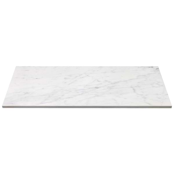 Marble Tech Bianco Gioia 12x24 Polished Marble Look Porcelain Tile