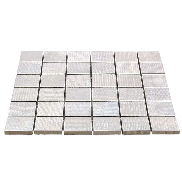 Organic Rug 2x2 Ice Mosaic Porcleain Tile