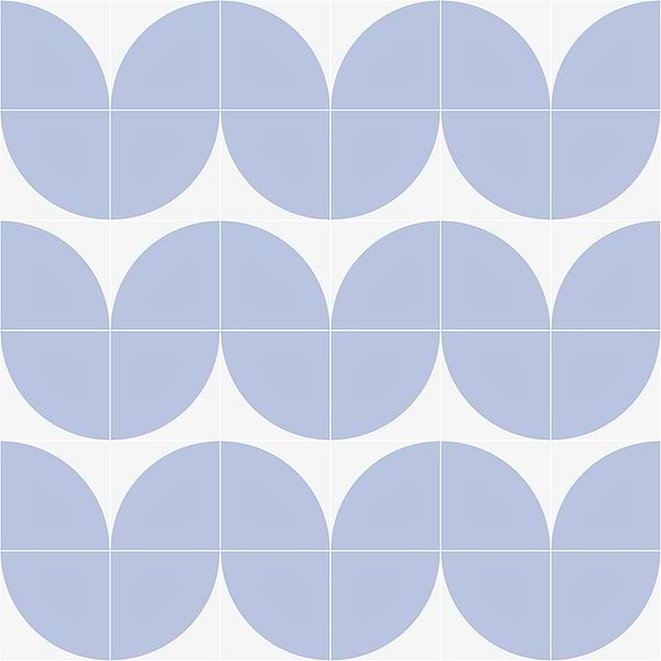 Stacy Garcia Maddox Deco Floor Azul 8x8 Matte Porcelain