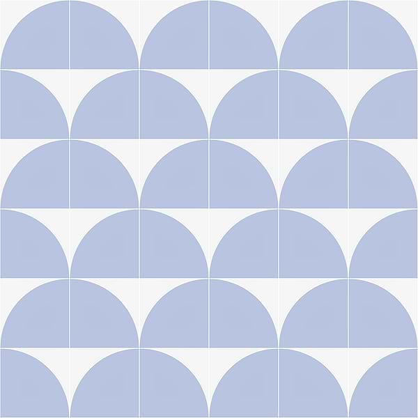 Stacy Garcia Maddox Deco Floor Azul 8x8 Matte Porcelain