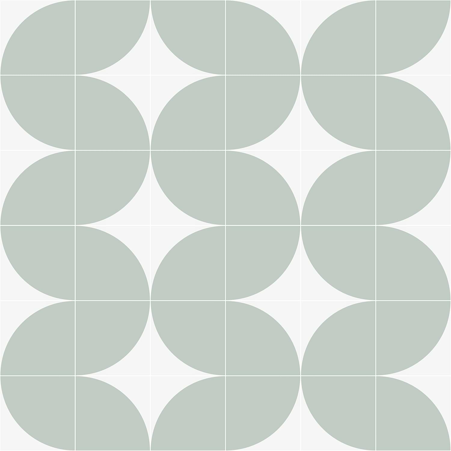 Shop Stacy Garcia Maddox Deco Floor Mineral Green 8x8