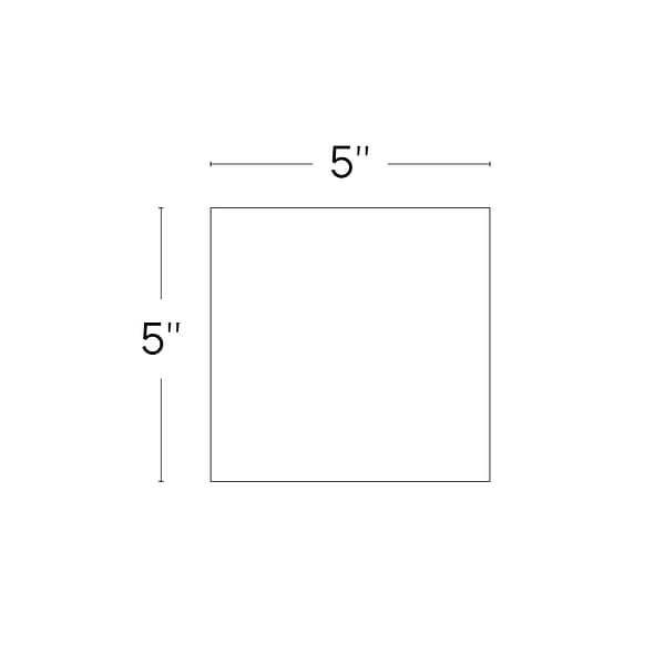 Paula Purroy Como Dove Gray 5x5 Matte Ceramic Tile