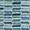 Brook Chevron Aqua Blue and Green 2x7 Polished Glass Mosaic Tile