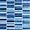 Brook Stacked Azur Blue 1x5 Polished Glass Mosaic Tile