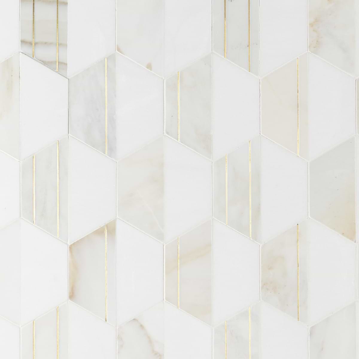 Causeway Bianco - Calacatta, Thassos & Brass 