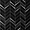 Giazza Portoro Black 2x4 Marble and Mirrored Glass Polished Mosaic Tile