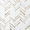 Giazza Roma White and Gold 2x4 Mirrored Glass Polished Mosaic Tile