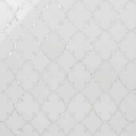 Waterjet Marble + Pearl Tile for Backsplash,Kitchen Wall,Bathroom Wall,Shower Wall
