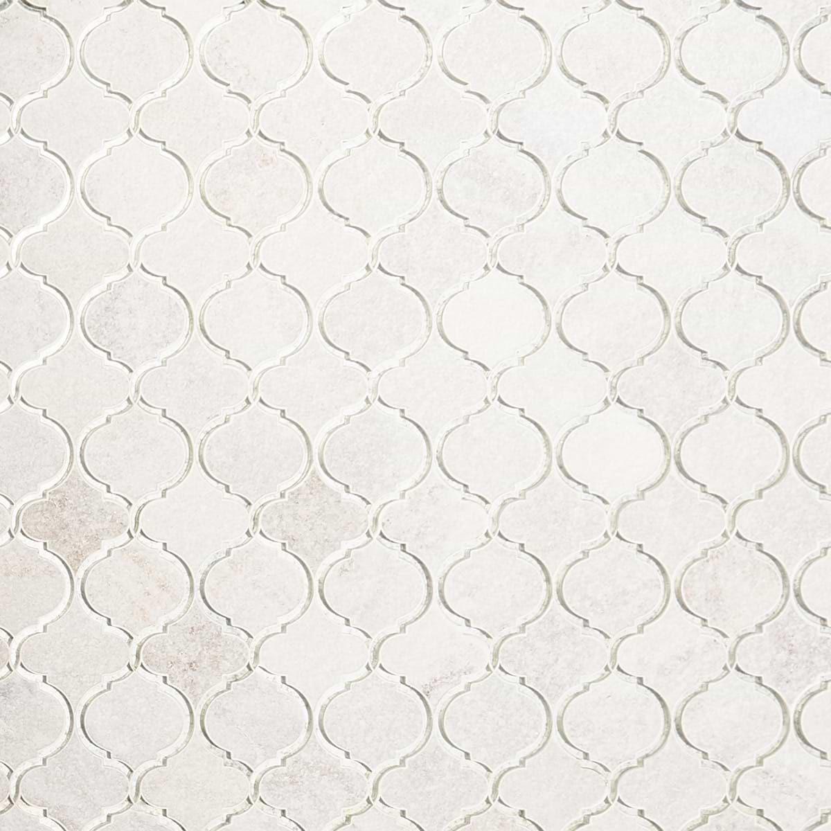 MJ Vision Lantern White Quartz with Antique Mirror Line 