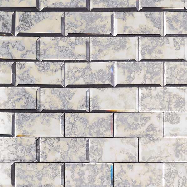 Old World Antique Mirror Argenta 3x6 Beveled